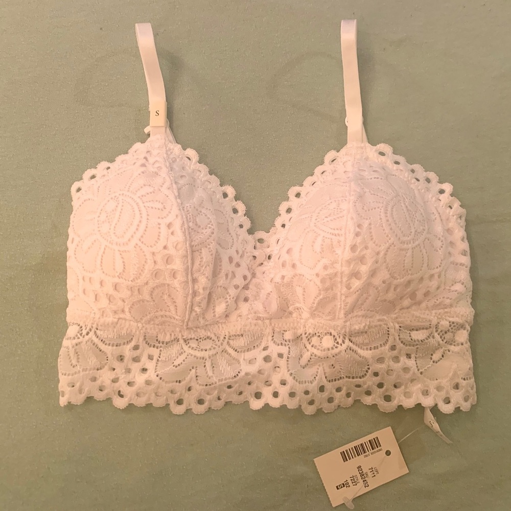 Lacy Bralette (White)